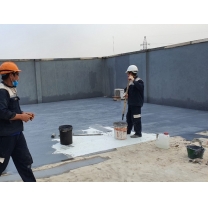 Thi công chống thấm composite mái nhà nhà máy Vinakyotec - kcn Yên Phong - Bắc Ninh