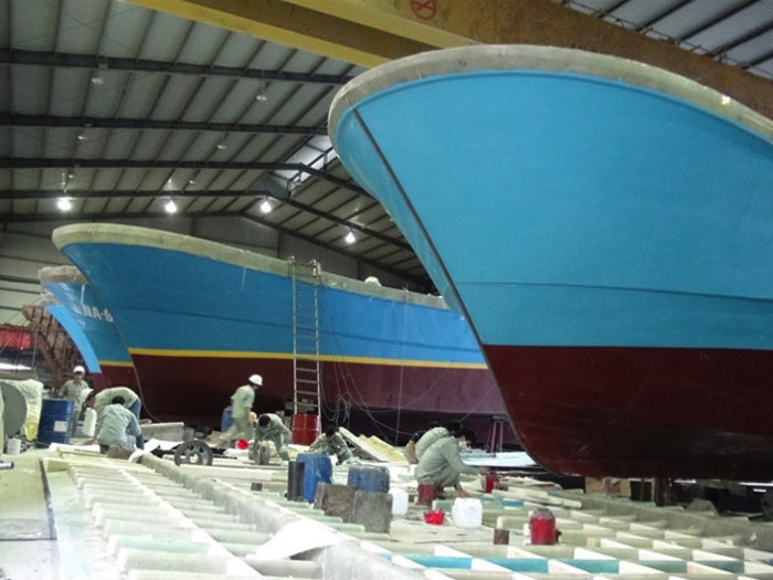 Bọc phủ Composite FRP tàu thuyền