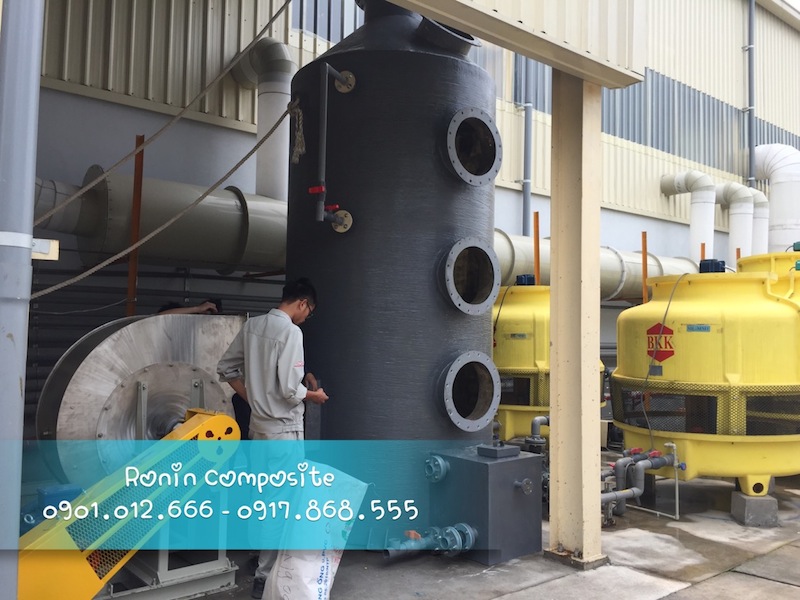 Tháp xử lý khí thải Composite