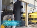 Lắp tháp xử lý khí thải Composite cho nhà máy Tôn thép Kim Sen - Yên Phong - Bắc Ninh